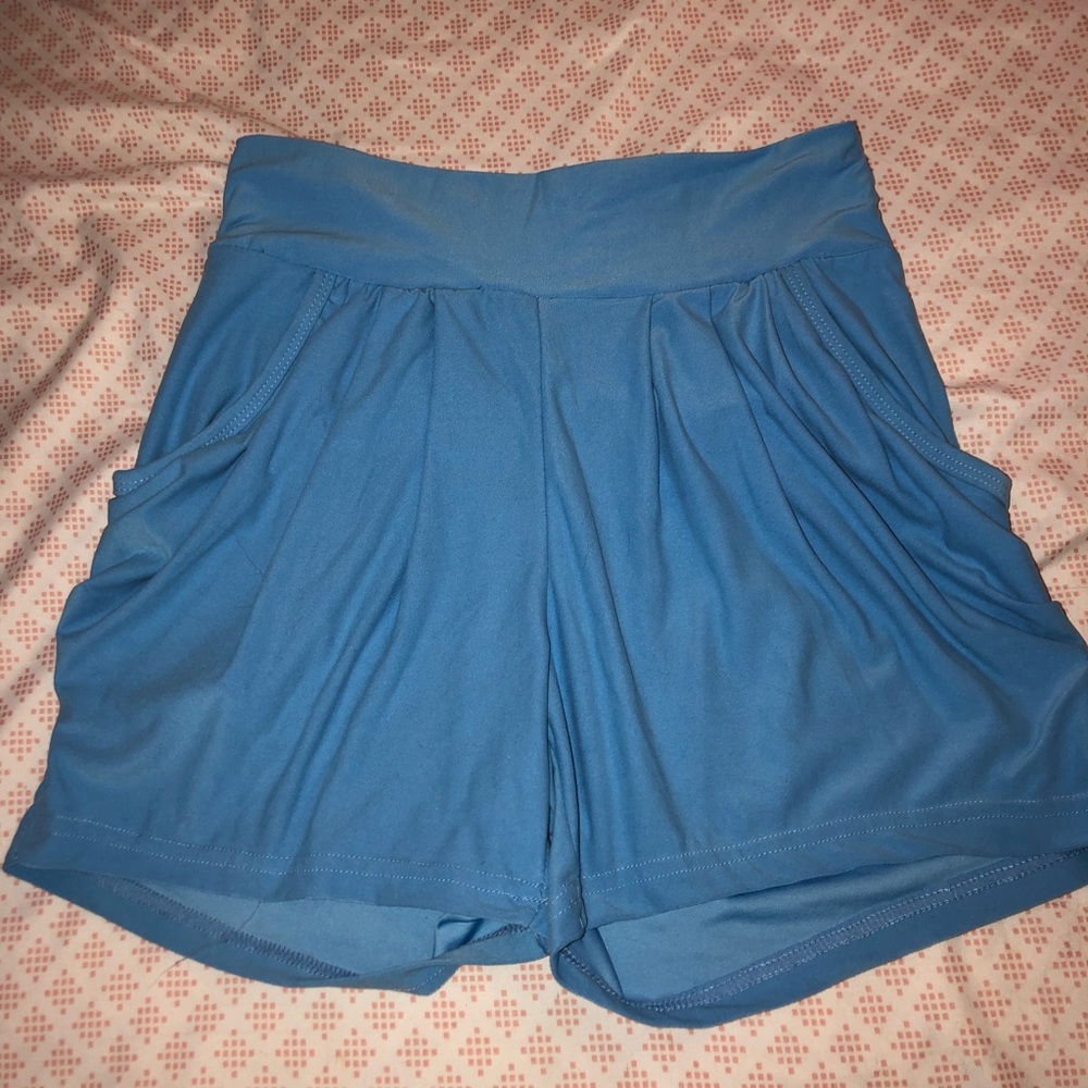 super cute and comfortable blue shorts